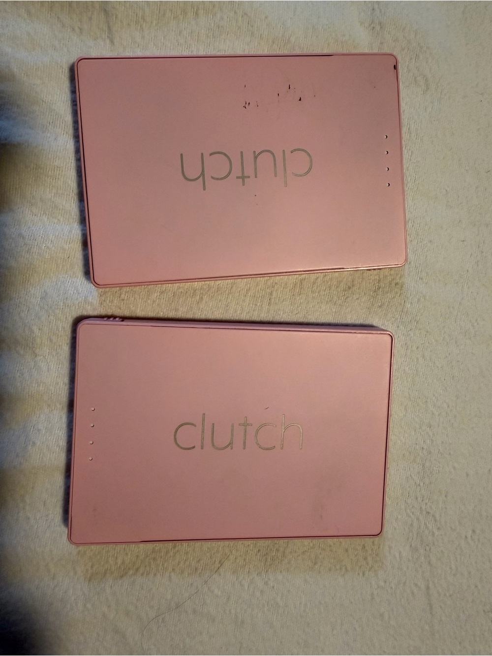 Clutch Pro Lightning Cable Pink Portable Power Bank (Set of 2)